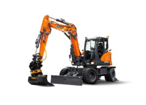 Koparka kołowa Develon DX100W-7,Koparka kołowa Develon DX100W-7 o masie roboczej 10,Dlaczego warto wybrać koparkę Develon DX100W-7,koparka kołowa develon,DX100W