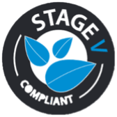 Zdjęcie przedstawia logo stage V compliant