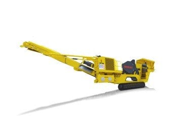 Kruszarka szczękowa B4,Kruszarka szczękowa Keestrack B4,kruszarka do gruzu,kruszarka do recyklingu,Mobilna kruszarka szczękowa Keestrack B4 o masie roboczej 44 T