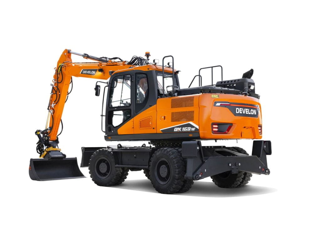 Koparka kołowa Develon DX160W-7,Koparka kołowa Develon DX160W-7 o masie roboczej 17 ton,koparka kołowa develon,DX160W-7,DX160W