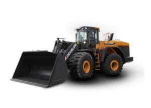 zdjęcie przedstawia Ładowarka kołowa Develon DL550-7