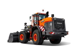 zdjęcie przedstawia Ładowarka kołowa Develon DL380-7