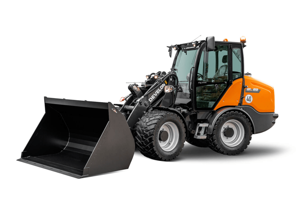 Zdjęcie przestawia Ładowarka kompaktowa Develon DL80-7 | Grausch & Grausch Sp. z o.o