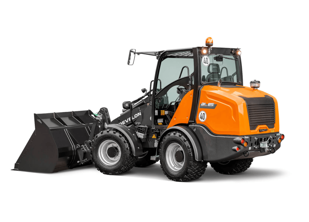 zdjęcie przedstawia Ładowarkę kompaktową Develon DL85-7