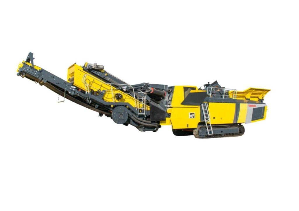 Kruszarka udarowa R6,Mobilna kruszarka udarowa Keestrack R5 o masie 24,4 ton,Kruszarka do kruszenia wapienia i skał