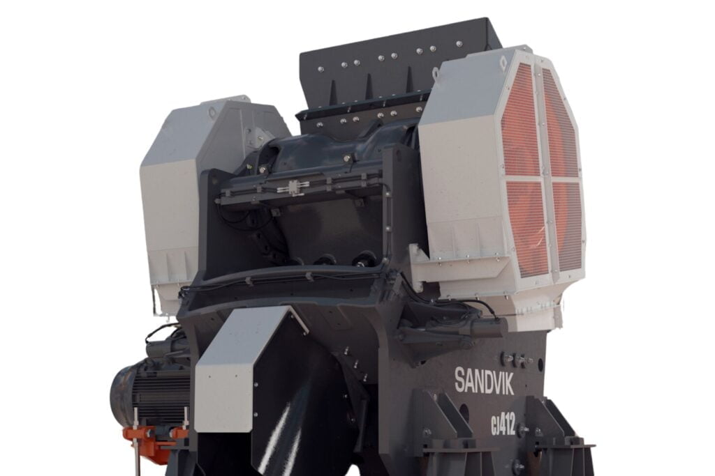 stacjonarna-kruszarka szczękowa-Sandvik-CJ412