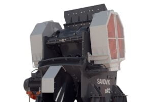 stacjonarna-kruszarka szczękowa-Sandvik-CJ412