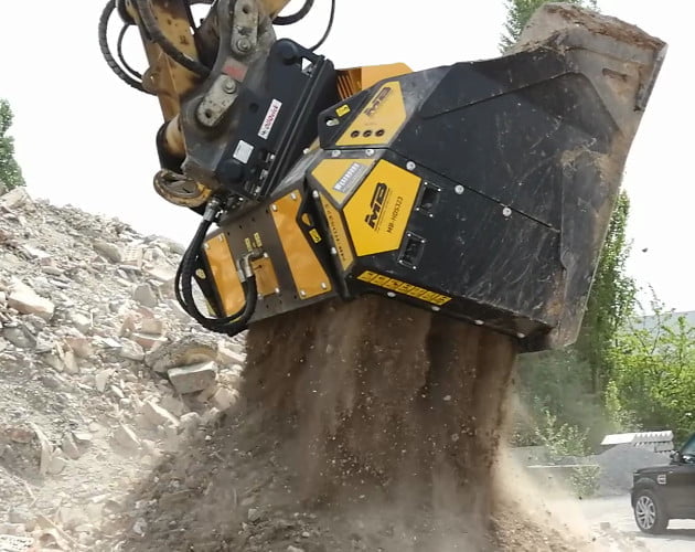 Łyżka rozdrabniająco-przesiewająca MB-HDS323,Łyżki rozdrabniająco - przesiewające,HDS323