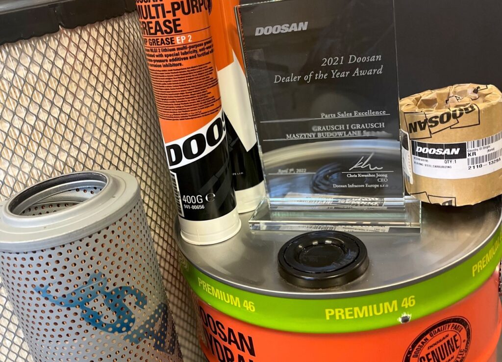 Dealer Roku 2021 w kategorii najlepszej sprzedaży części- to MY!,Glomak Polska (Dawniej GiG) z nagrodą Dealer Roku 2021