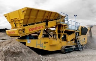 przesiewacz mobilny marki keestrack