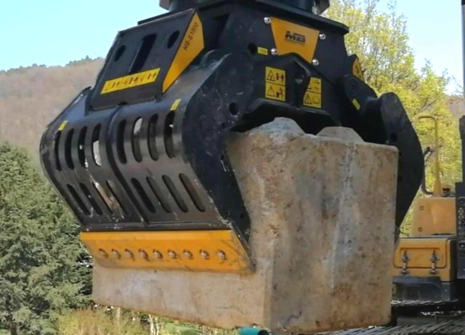 Chwytak wieloszczękowy MB-G1500 S4,Chwytak wieloszczękowy zastosowanie,Chwytak wieloszczękowy