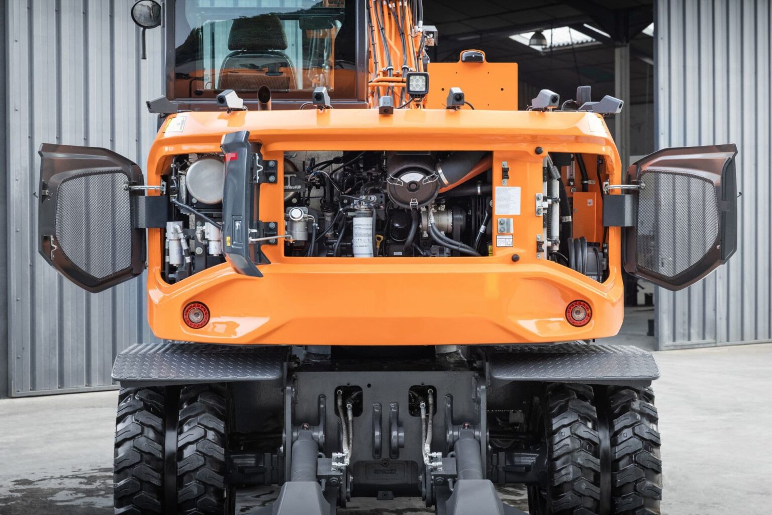 maszyna budowlana od środka